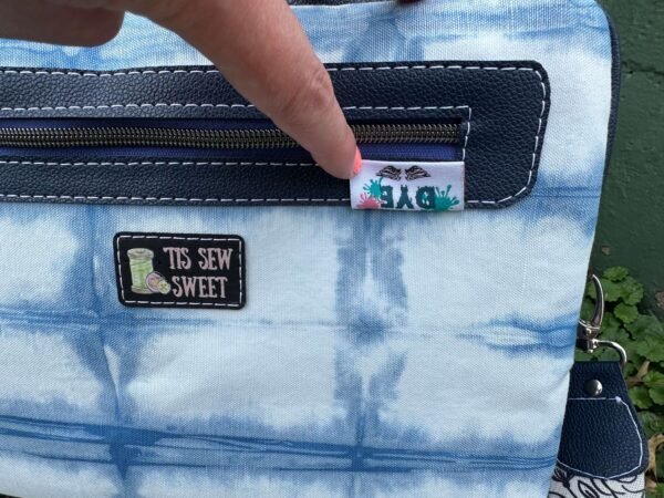 Indigo Shibori Mila Monster Crossbody - Image 6