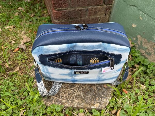 Indigo Shibori Mila Monster Crossbody - Image 8