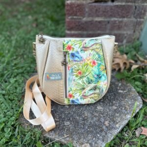 Floral Dinosaur Mysa Crossbody