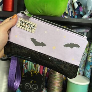 My Favorite Wristlet - Purple Bats