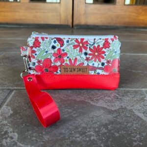My Favorite Wristlet - Cardinals Floral